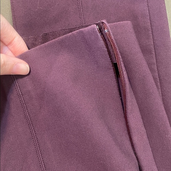 Vince Purple Stretch Side Zip Career Pants - Picture 8 of 10